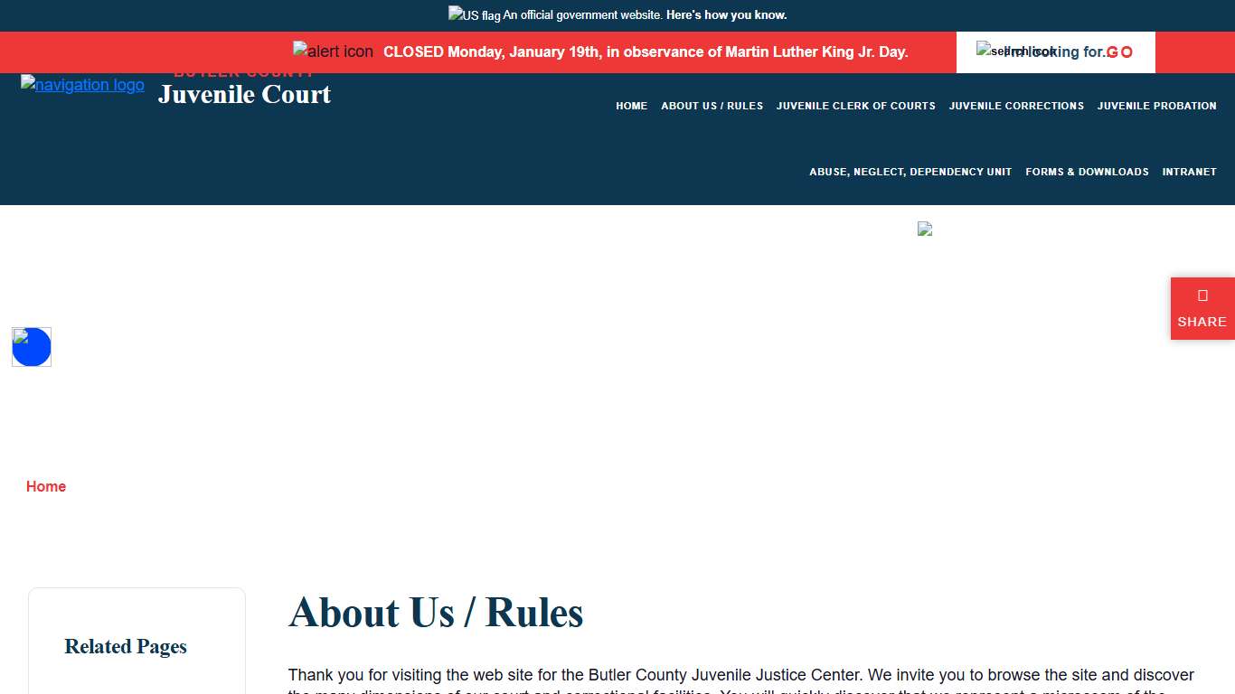 Welcome to Butler County Juvenile Court, OH